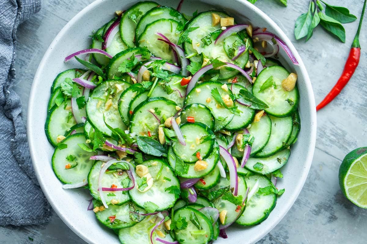 Easy Thai Cucumber Salad: Your 10-Minute Refreshing Grill Side
